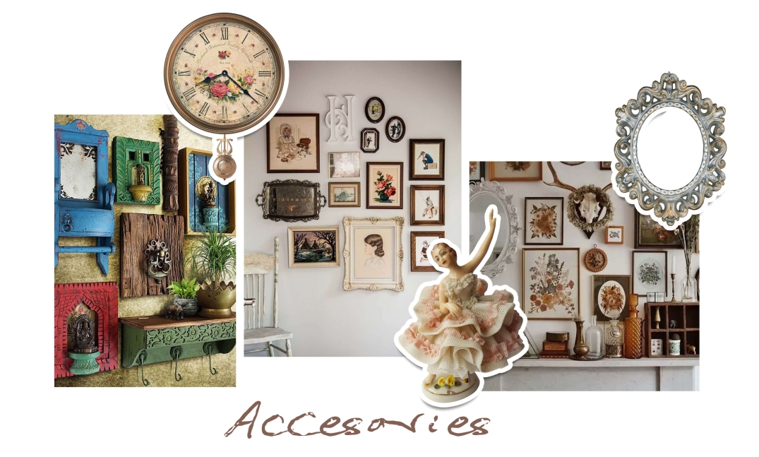 Vintage accessories are the magic touch that transforms your timeless room.